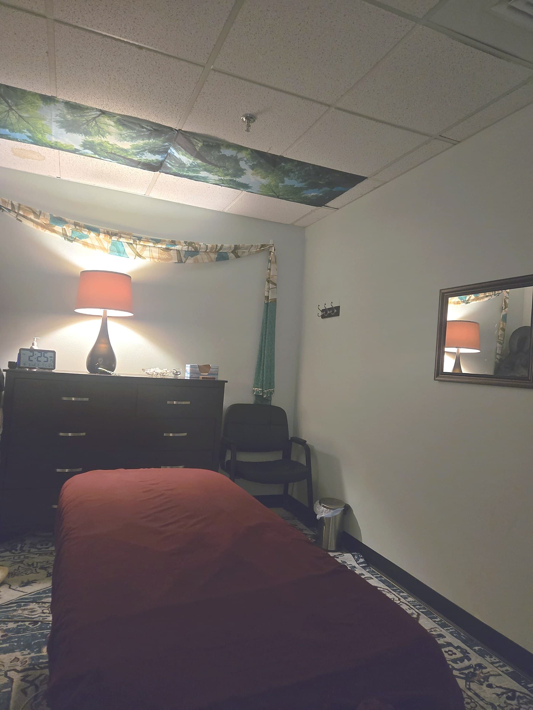 Treatment room at Strength and Power Massage in Concord NH